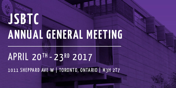 JSBTC Annual General Meeting – Apr. 21-23, 2017